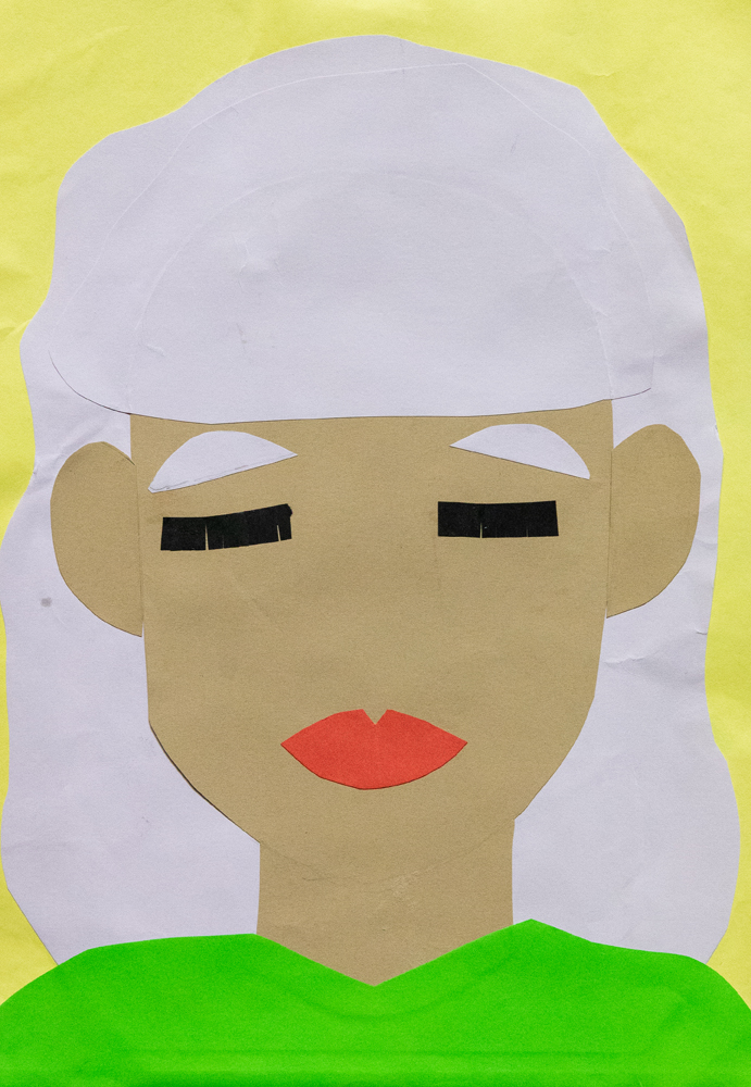 27. Penny Little, 'Serenity', paper collage, Year 6, St Joseph's Primary School, Port Macquarie