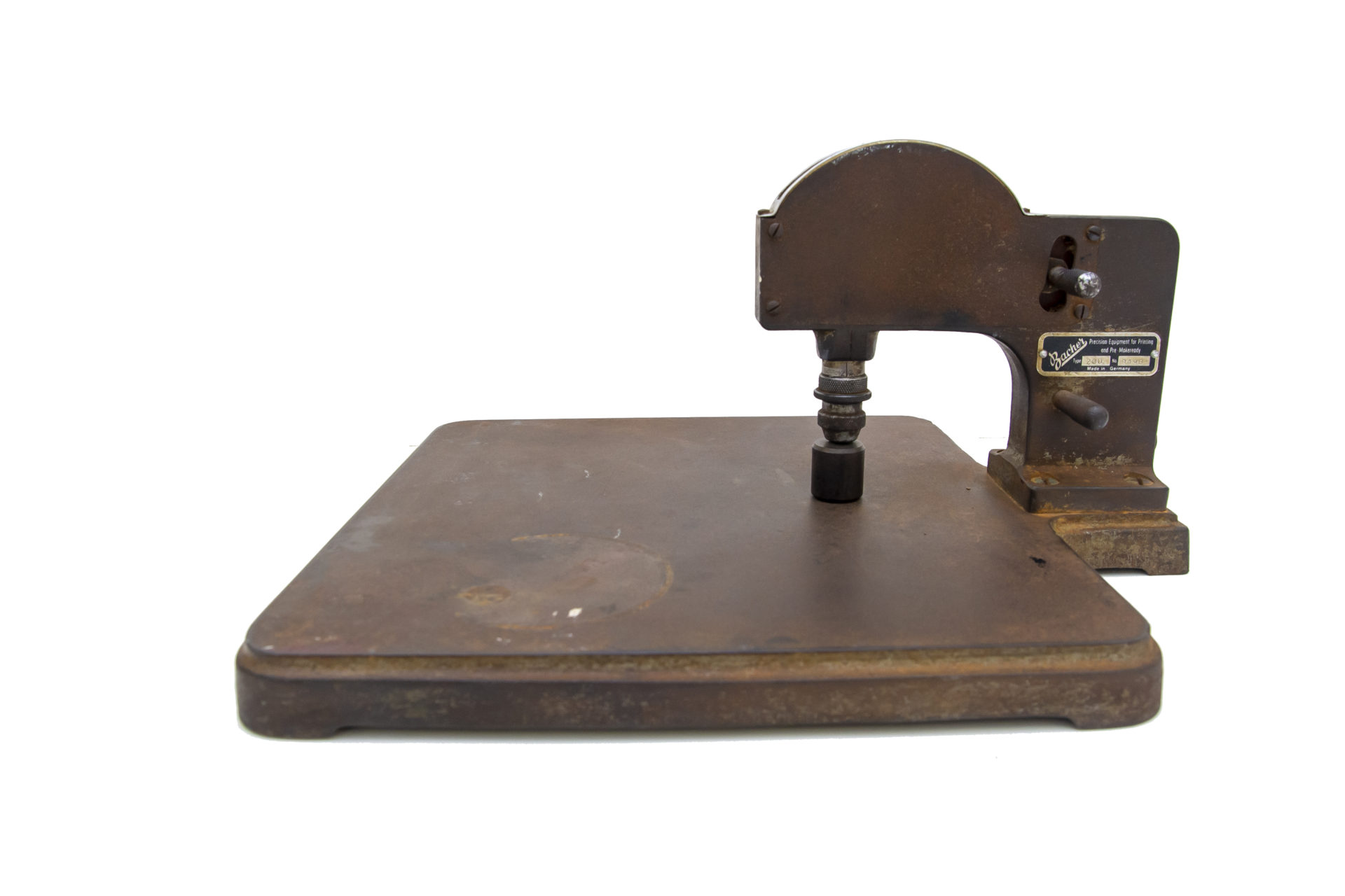 Antique metal type-high gauge