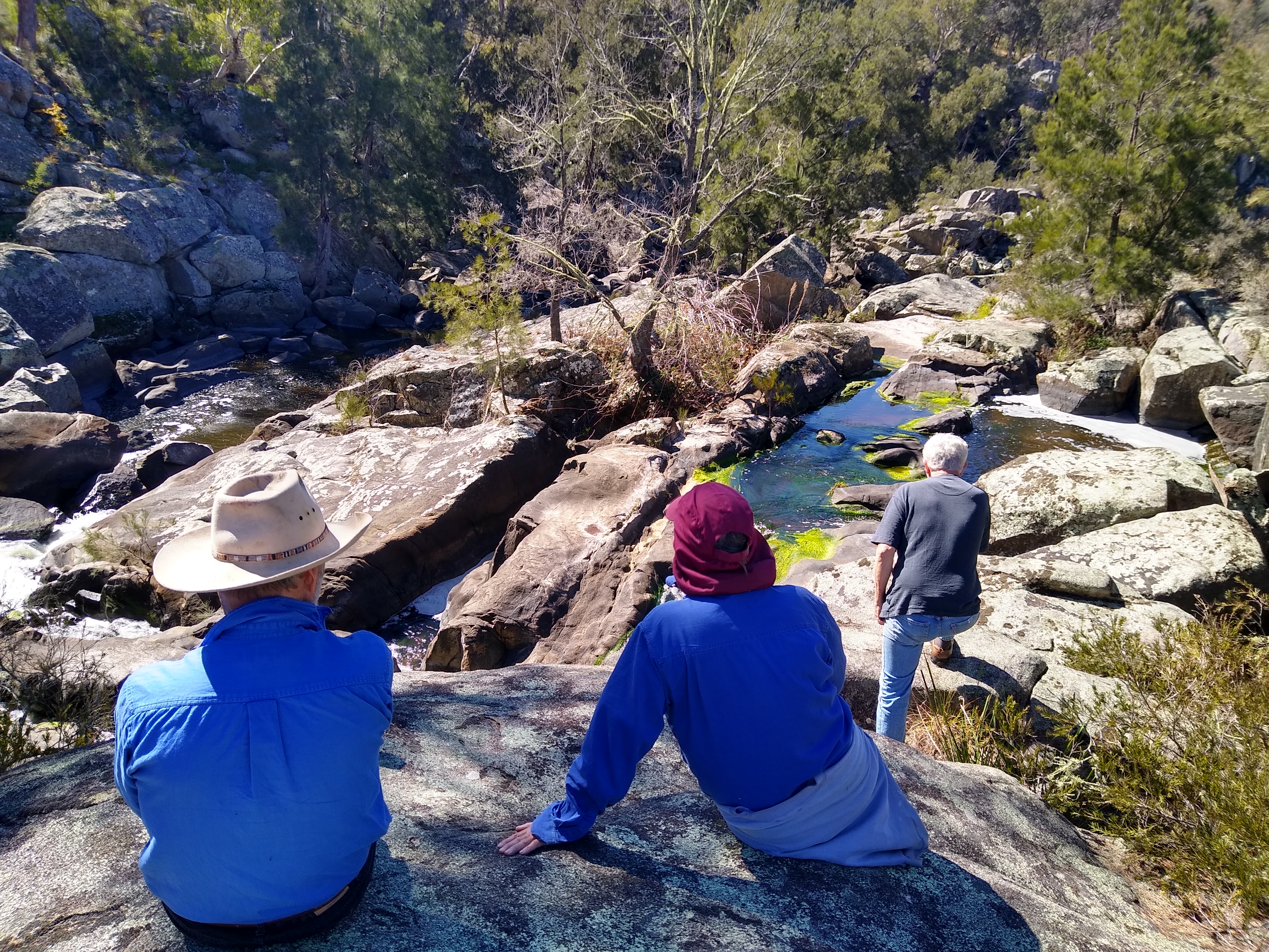 Stuart Boggs, Angus Nivison and Ross Laurie in New England Gorge Country